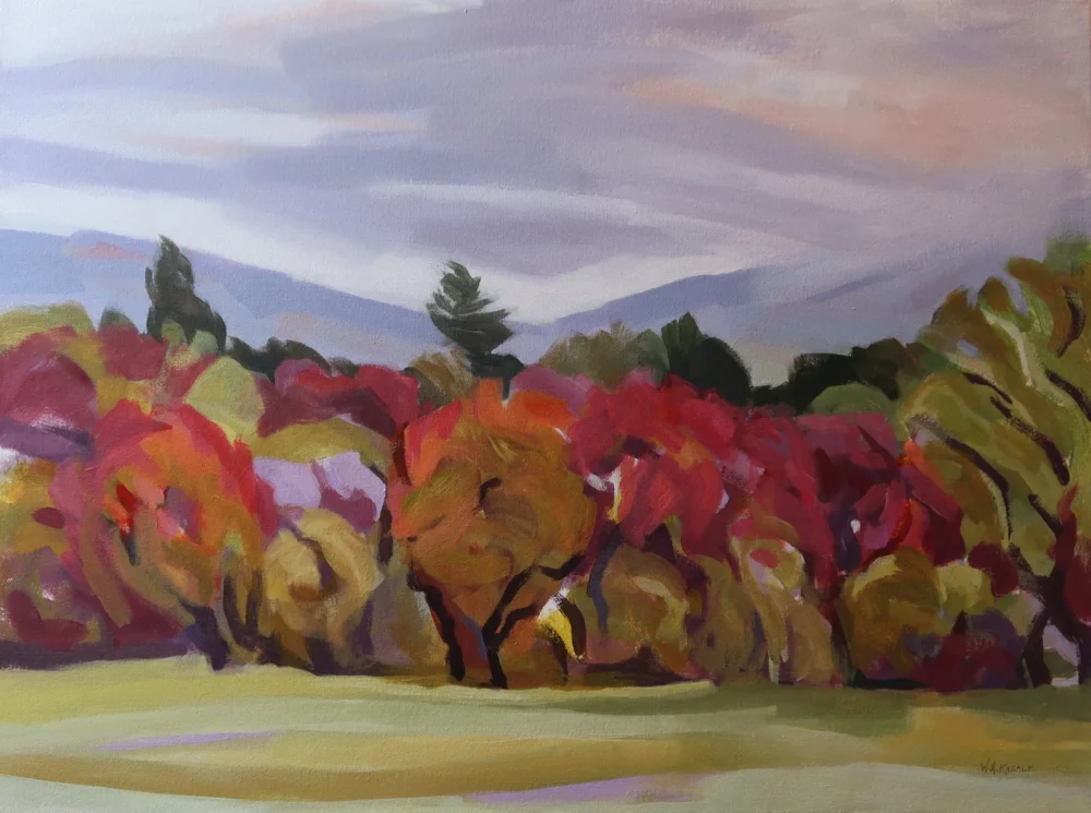 reflecting the emotions of autumn colours, passage of time and change with the season