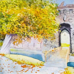 Beaumaris Castle Entrance by Andrew Jenkin