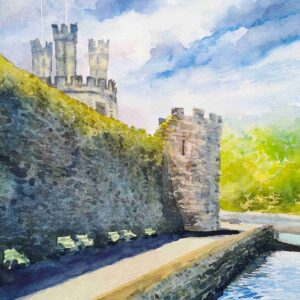 Caernarfon Castle Hanging Tower by Andrew Jenkin