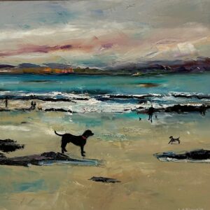 Evening Walk, Rhosneigr by Judith Donaghy