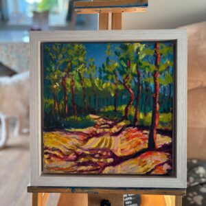 Walk through Vendee Pine Woods by Dermod Ruddock