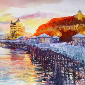 Llandudno Pier Sunset by Andrew Jenkin