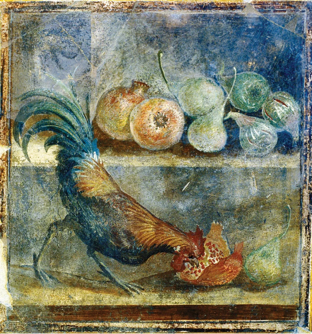 The enjoyment of food and drink, the essence of life, was deeply ingrained in Roman society. Beyond mere nutrition, food and wine played vital roles in people’s social lives, business lives, spiritual lives, and afterlives. As seen in this fresco preserved in Pompeii