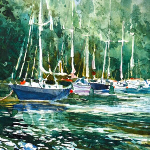 Summer Boats by Andrew Jenkin
