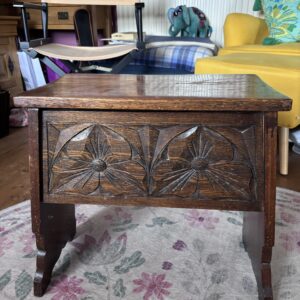 Antique storage stool from early 20th century