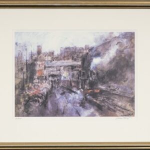 Caernarfon Railway Station print of William Selwyn