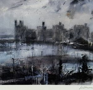 Caernarfon Castle print of William Selwyn
